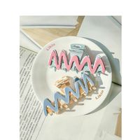 Women's Simple Style Curve Acetic Acid Sheets Hair Claws main image 6