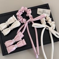 Women's Sweet Simple Style Bow Knot Cloth Hair Clip Hair Tie main image 1