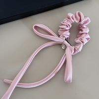 Women's Sweet Simple Style Bow Knot Cloth Hair Clip Hair Tie sku image 5