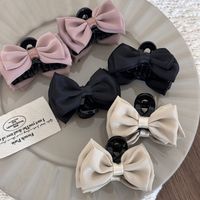 Women's Sweet Simple Style Bow Knot Cloth Hair Claws main image 5