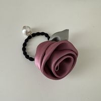 Frau IG-Stil Elegant Rose Tuch Haargummi sku image 1