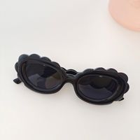 Sweet Solid Color Pc Resin Oval Frame Full Frame Kids Sunglasses sku image 7