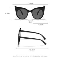 Cartoon Style Solid Color Pc Resin Round Frame Full Frame Kids Sunglasses main image 2