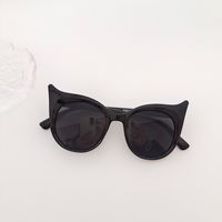 Cartoon Style Solid Color Pc Resin Round Frame Full Frame Kids Sunglasses sku image 6