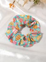 Women's Casual Cute Rabbit Colorful Egg Cloth Hair Tie sku image 4