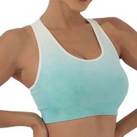 Simple Style Gradient Color Nylon U Neck Active Tops Vest main image 4