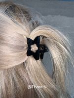 Women's Casual Simple Style Star Plastic Resin Hollow Out Hair Claws main image 1