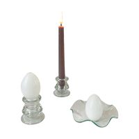 Simple Style Solid Color Glass Candlestick main image 2