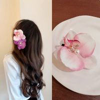 Women's Sweet Flower Cloth Hair Clip sku image 3