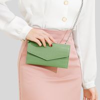 Women's Pu Leather Solid Color Classic Style Flip Cover Shoulder Bag main image video