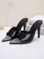 Women's Casual Solid Color Point Toe Ankle Strap Sandals sku image 6