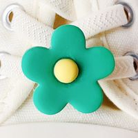 Color Block Shoe Accessories Resin Slippers Summer Shoe Buckle sku image 6