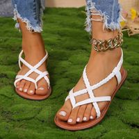 Women's Casual Solid Color Round Toe Beach Sandals main image 1
