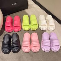 Women's Casual Solid Color Round Toe Slides Slippers main image 2
