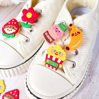 Fruit Shoe Accessories Resin Slippers Summer Shoe Buckle main image 4
