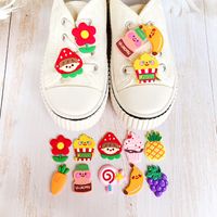 Fruit Shoe Accessories Resin Slippers Summer Shoe Buckle main image 1