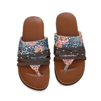 Women's Vintage Style Multicolor Point Toe Slides Slippers main image 3