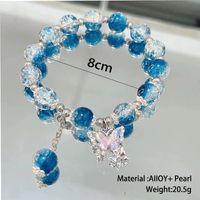 IG Style Fairy Style Sweet Butterfly Beaded Alloy Beaded Women's Bracelets main image 2
