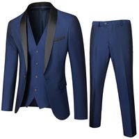 Men's Solid Color Pants Sets Blazer Men's Clothing main image 1