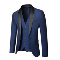 Men's Solid Color Pants Sets Blazer Men's Clothing main image 3