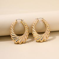 1 Pair Sweet Solid Color Plating Alloy Earrings main image 1