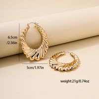 1 Pair Sweet Solid Color Plating Alloy Earrings main image 2