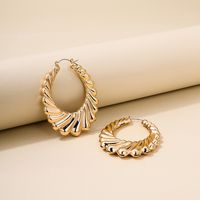 1 Pair Sweet Solid Color Plating Alloy Earrings main image 4
