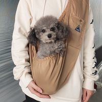 Basic Polyester Solid Color Pets Backpack main image 1