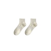 Women's Simple Style Solid Color Polyester Crew Socks A Pair sku image 3