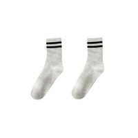 Women's Sports Solid Color Spandex Polyester Crew Socks A Pair sku image 3