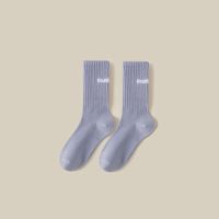Women's Simple Style Solid Color Polyester Crew Socks A Pair sku image 5