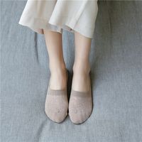 Women's Simple Style Classic Style Solid Color Cotton Ankle Socks A Pair sku image 5