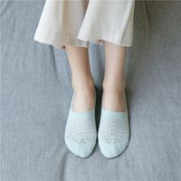 Women's Simple Style Classic Style Solid Color Cotton Ankle Socks A Pair sku image 7