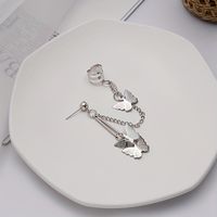 1 Piece Cute Shiny Solid Color Plating Iron Silver Plated Ear Cuffs main image 7