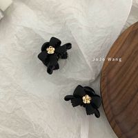 Women's Sweet Simple Style Flower Bow Knot Plastic Hair Claws sku image 1