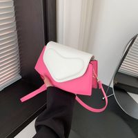 Women's Pu Leather Color Block Classic Style Flip Cover Shoulder Bag main image 6