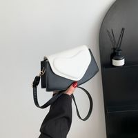 Women's Pu Leather Color Block Classic Style Flip Cover Shoulder Bag main image 2