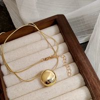 Simple Style Geometric Alloy Plating Women's Necklace main image 4