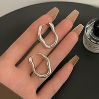 1 Pair IG Style Geometric Plating Alloy Earrings sku image 2