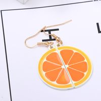 1 Pair IG Style Cute Fruit Plating Alloy Drop Earrings main image 2