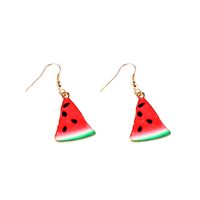 1 Pair IG Style Cute Fruit Plating Alloy Drop Earrings main image 3