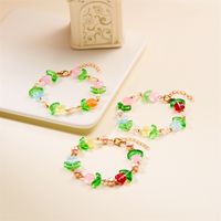 IG Style Flower Imitation Pearl Alloy Resin Women's Bracelets main image 5