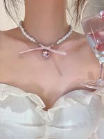 Cute Sweet Heart Shape Beaded Women's Pendant Necklace main image 3