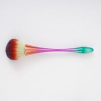 Simple Style Artificial Fiber Plastic Handgrip Makeup Brushes 1 Piece sku image 2