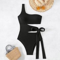 Women's Basic Modern Style Solid Color 1 Piece One Piece Swimwear main image 5