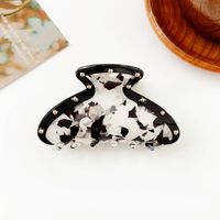 Women's Vintage Style Marble Leopard Plastic Hair Claws sku image 1