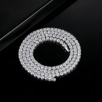 Sterling Silver 18K Gold Plated Casual Elegant Plating Inlay Solid Color Zircon Long Necklace main image 3