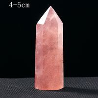 Amethyst Single Pointed Hexagonal Prism Rough Stone Polished Natural Crystal Column Home Decoration sku image 24
