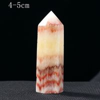 Amethyst Single Pointed Hexagonal Prism Rough Stone Polished Natural Crystal Column Home Decoration sku image 11