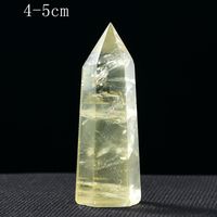 Amethyst Single Pointed Hexagonal Prism Rough Stone Polished Natural Crystal Column Home Decoration sku image 17